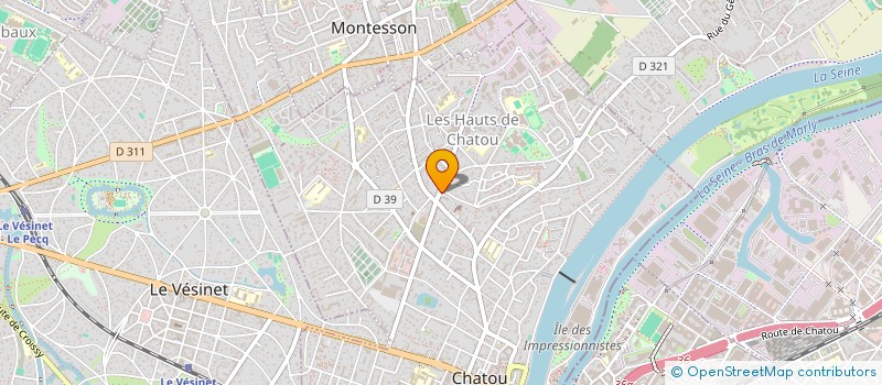 localisation de l'entreprise ADA OPS  CHATOU