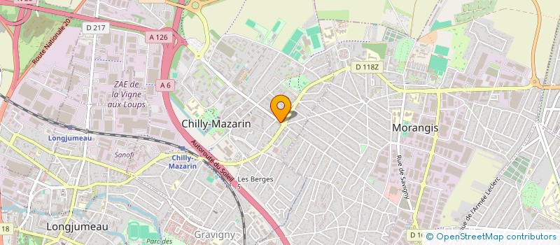 localisation de l'entreprise ADA PHONE REPAIR CHILLY  CHILLY-MAZARIN
