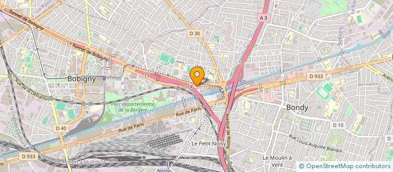 localisation de l'entreprise ADA PLASTIQUE à BOBIGNY