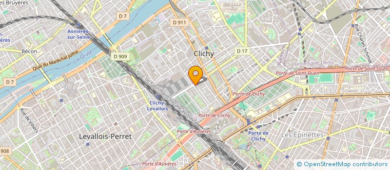 localisation de l'entreprise ADA SERVICES à CLICHY