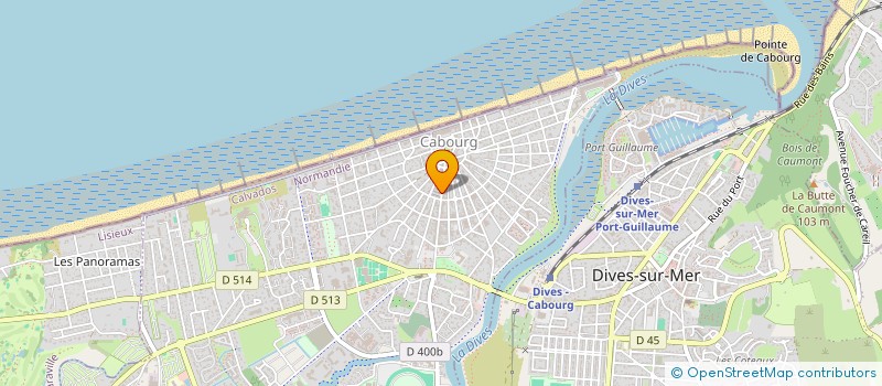 localisation de l'entreprise ADA TRANSACTIONS  CABOURG