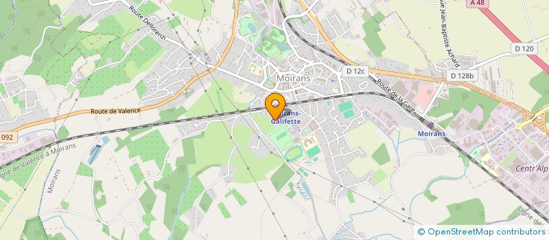 localisation de l'entreprise ADA TRANSPORTS à MOIRANS