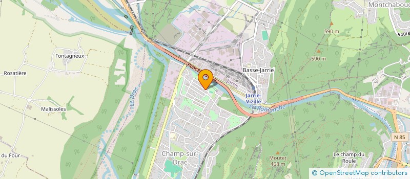 localisation de l'entreprise ADAAFI  CHAMP-SUR-DRAC