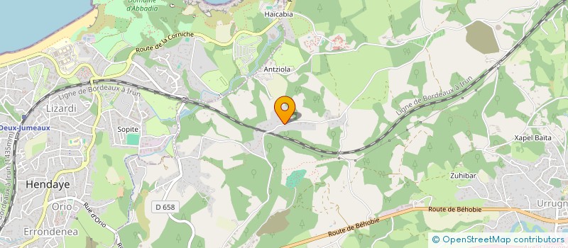 localisation de l'entreprise ADAAM  URRUGNE