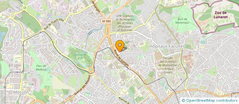 localisation de l'entreprise ADABAM à MONTPELLIER