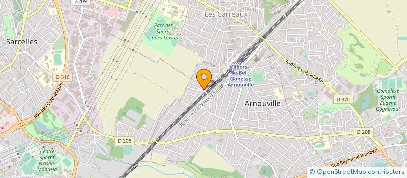 localisation de l'entreprise ADABATIMENT à ARNOUVILLE