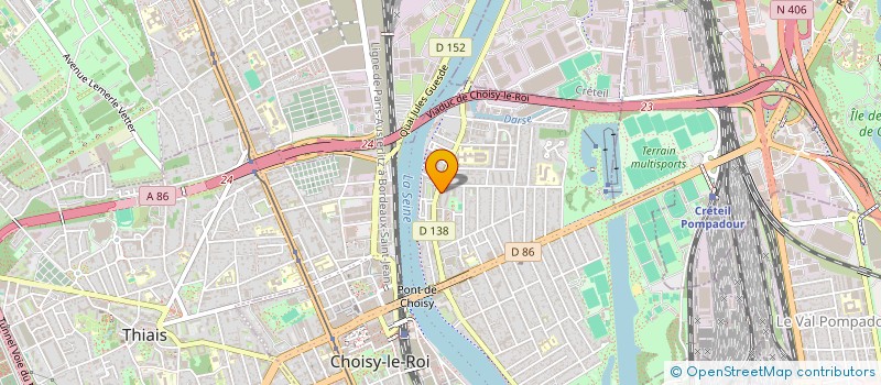 localisation de l'entreprise ADAC à CHOISY-LE-ROI