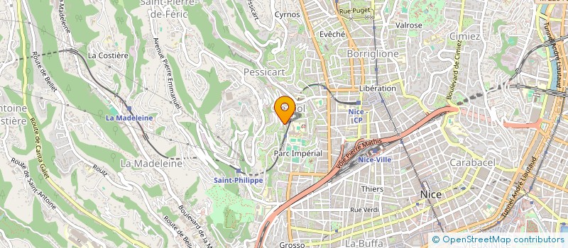 localisation de l'entreprise ADAC à NICE
