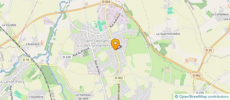localisation de l'entreprise ADAC à SAINT-GEORGES-DES-GROSEILLERS