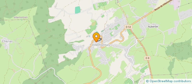 localisation de l'entreprise ADADGEO  VILLEMONTAIS