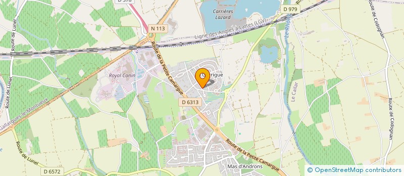 localisation de l'entreprise ADAF  AIMARGUES