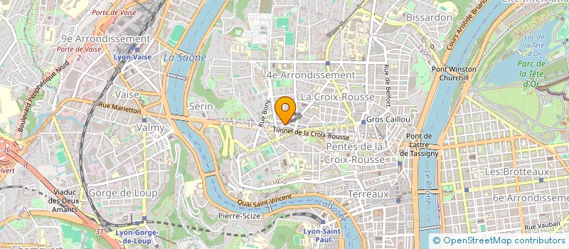 localisation de l'entreprise ADAG CALADOISE à LYON