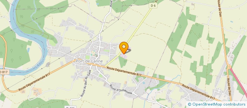 localisation de l'entreprise ADAGE  HASTINGUES