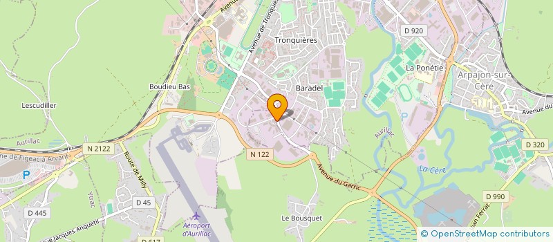 localisation de l'entreprise ADAGE à AURILLAC