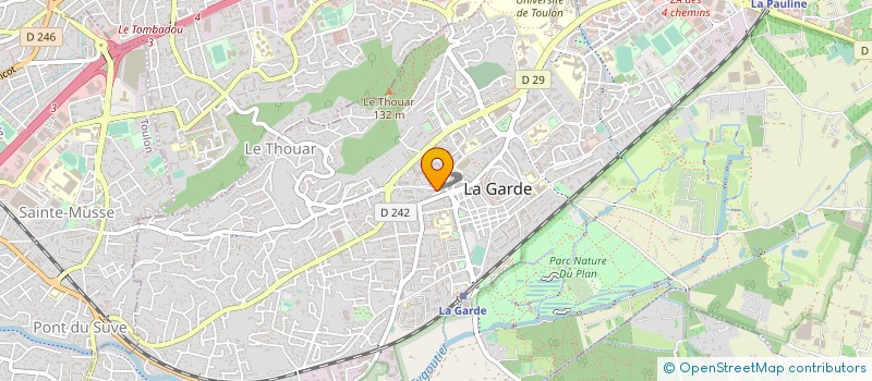 localisation de l'entreprise ADAGE FORMATION à LA GARDE