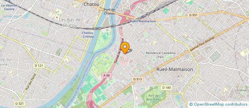 localisation de l'entreprise ADAGIO IMMO à RUEIL-MALMAISON
