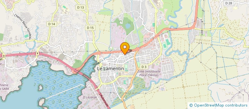 localisation de l'entreprise ADAHAM (AMICALE DES ANCIENS HOSPITALIERS ET AMI(ES) à LE LAMENTIN