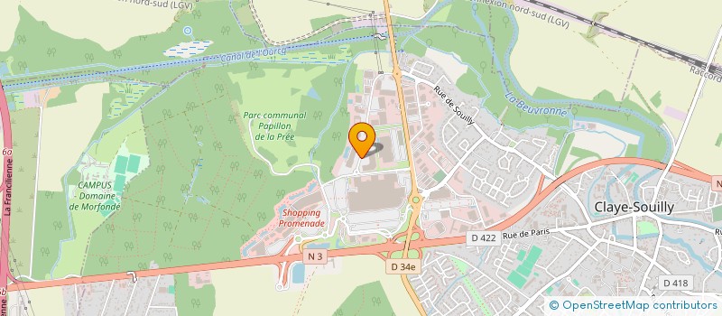 localisation de l'entreprise ADAI  CLAYE-SOUILLY