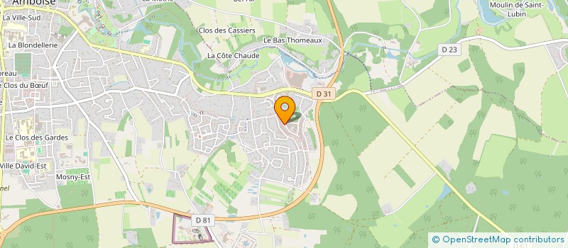 localisation de l'entreprise ADAIN  AMBOISE