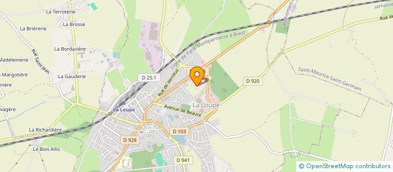localisation de l'entreprise ADAINI à LA LOUPE
