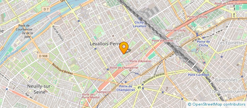 localisation de l'entreprise ADAISS à LEVALLOIS-PERRET