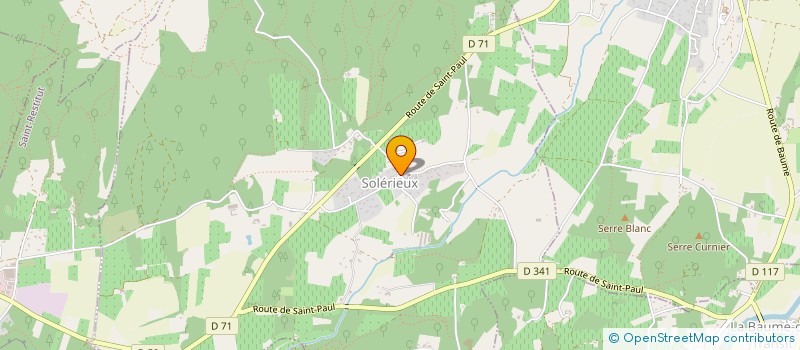 localisation de l'entreprise ADAJE  SOLERIEUX