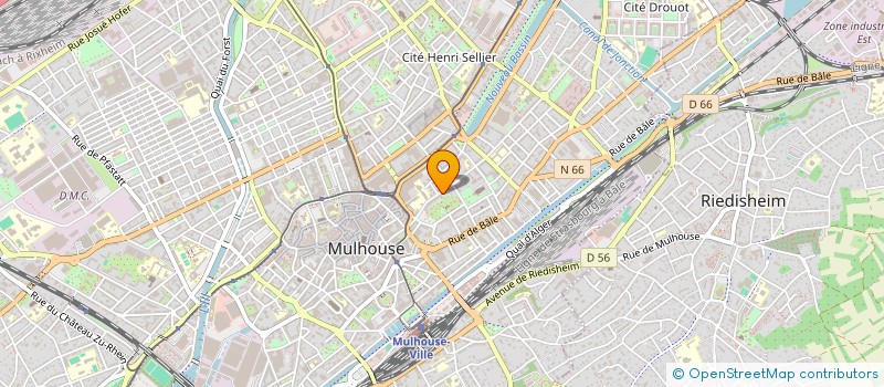 localisation de l'entreprise ADAK SARL à MULHOUSE