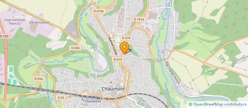 localisation de l'entreprise ADAKYA  CHAUMONT