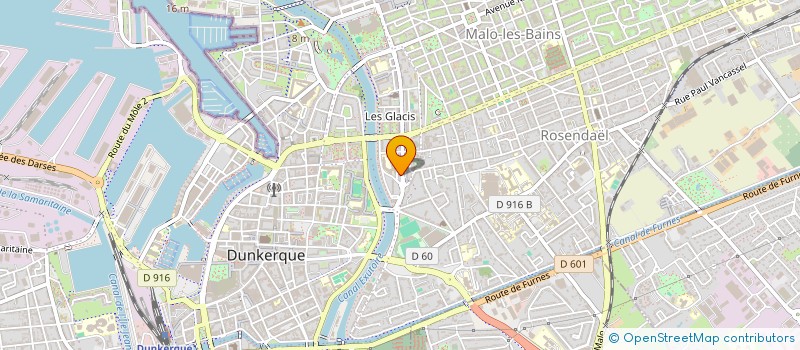 localisation de l'entreprise ADAL à DUNKERQUE