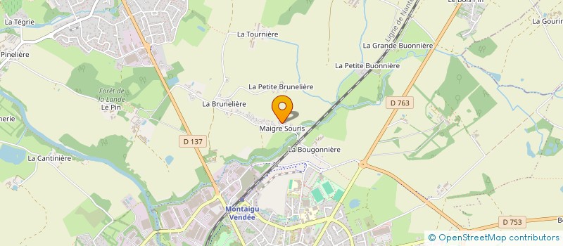 localisation de l'entreprise ADAL à MONTAIGU-VENDEE