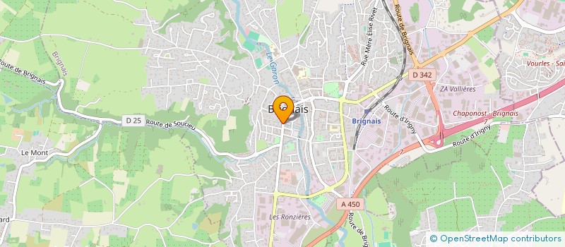 localisation de l'entreprise ADAL-BATIMENT à BRIGNAIS