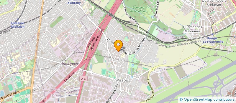 localisation de l'entreprise ADALA à WISSOUS