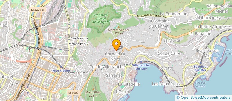 localisation de l'entreprise ADALBERTA SCI à VILLEFRANCHE-SUR-MER