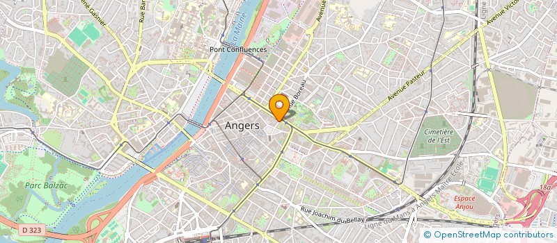 localisation de l'entreprise ADALNI à ANGERS