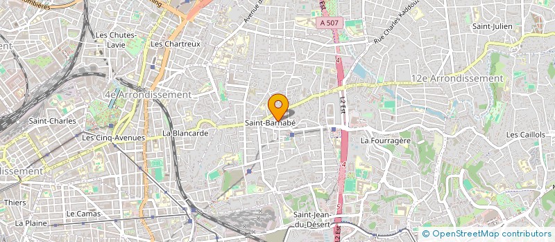 localisation de l'entreprise ADALY à MARSEILLE