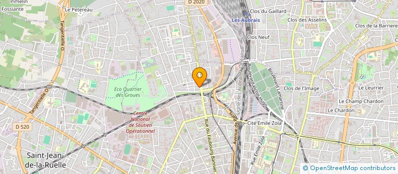 localisation de l'entreprise ADALYA à ORLEANS