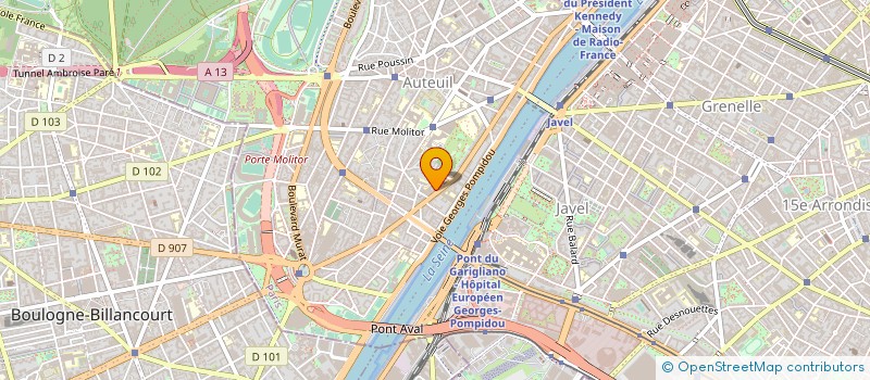 localisation de l'entreprise ADAM à PARIS