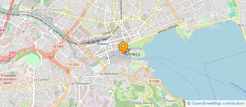 localisation de l'entreprise ADAM  ANNECY