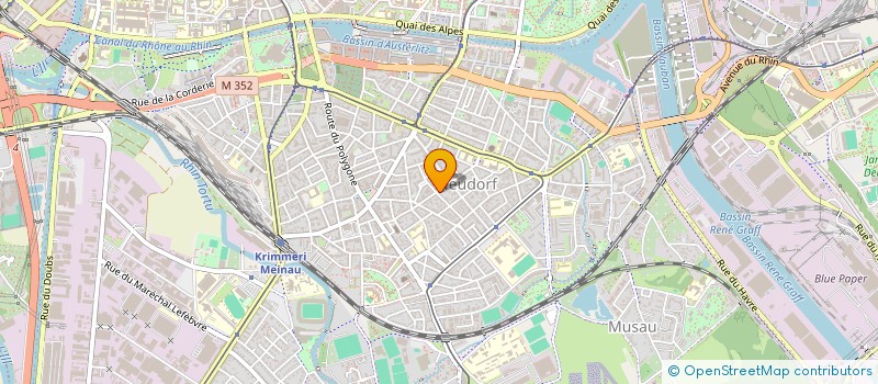 localisation de l'entreprise ADAM à STRASBOURG