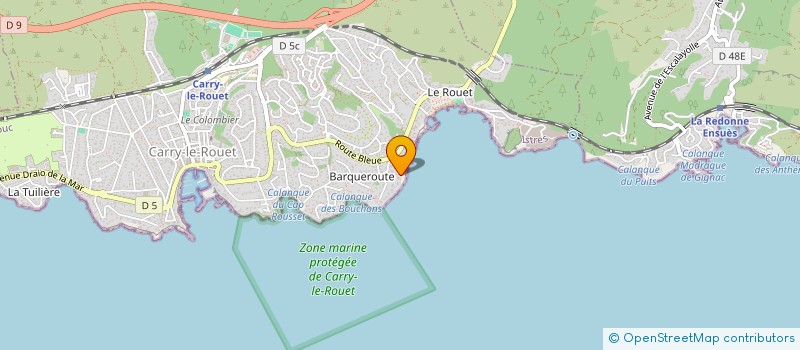 localisation de l'entreprise ADAM  CARRY-LE-ROUET