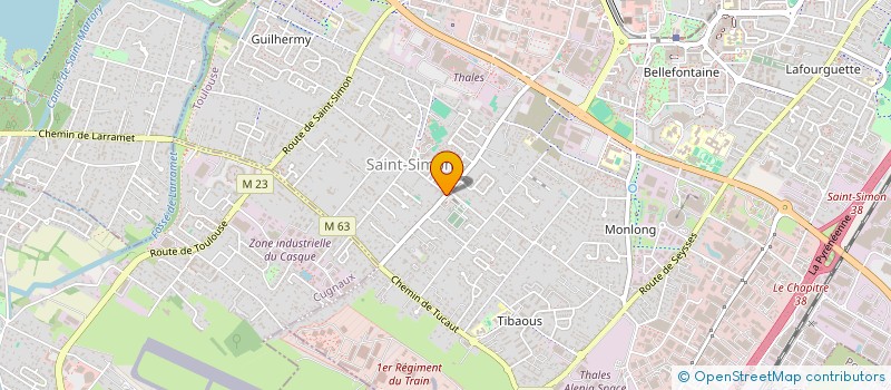 localisation de l'entreprise ADAM à TOULOUSE