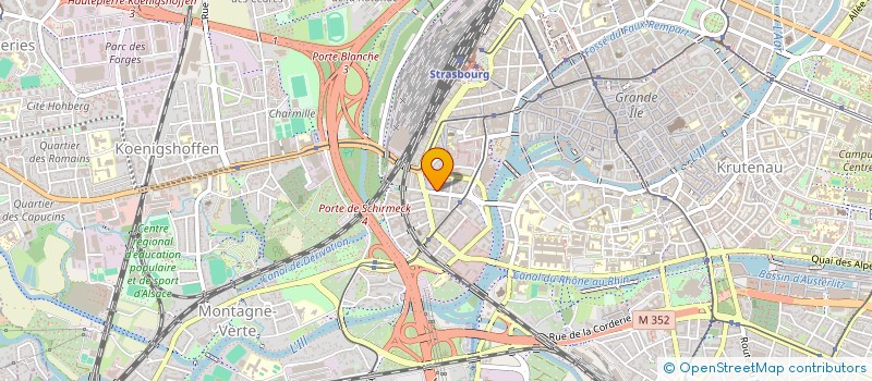localisation de l'entreprise ADAM à STRASBOURG