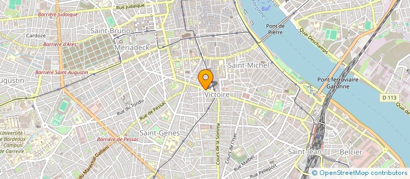 localisation de l'entreprise ADAM à BORDEAUX