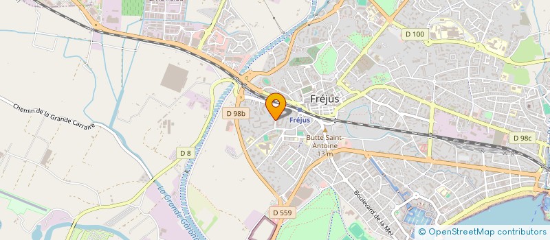 localisation de l'entreprise ADAM à FREJUS