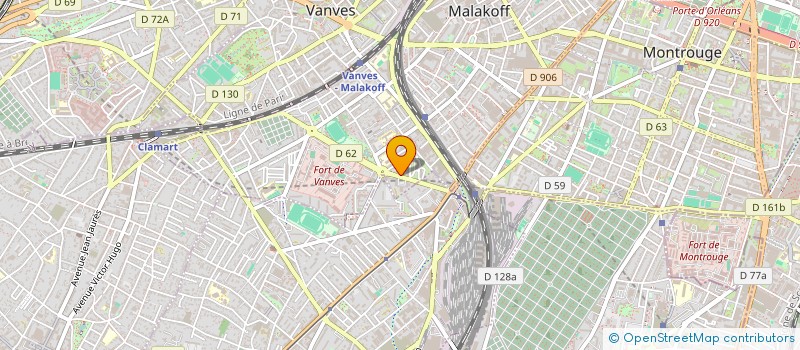 localisation de l'entreprise ADAM à MALAKOFF