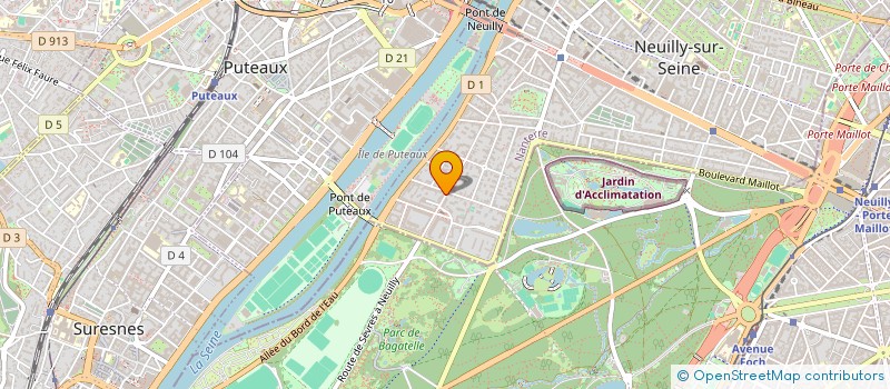 localisation de l'entreprise ADAM à NEUILLY-SUR-SEINE