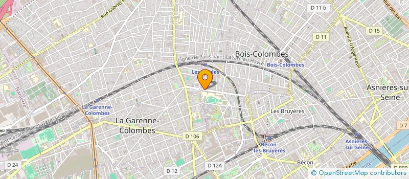 localisation de l'entreprise ADAM à BOIS-COLOMBES