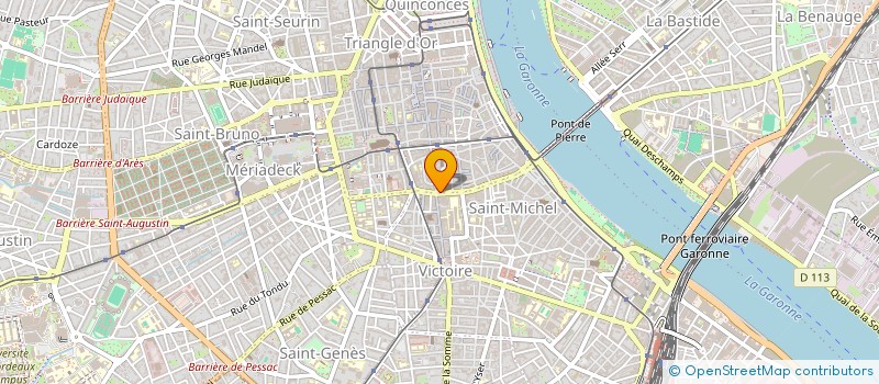 localisation de l'entreprise ADAM  BORDEAUX