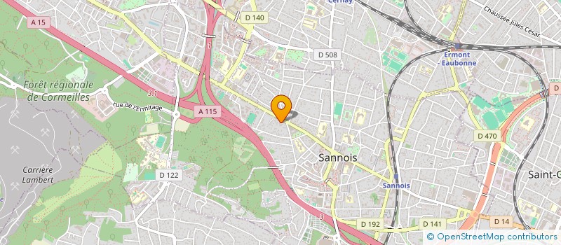 localisation de l'entreprise ADAM à SANNOIS