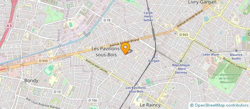 localisation de l'entreprise ADAM  LES PAVILLONS-SOUS-BOIS